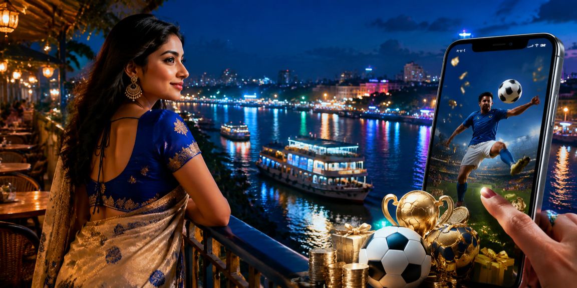 Bangladeshi model enjoying football betting in Gazipur