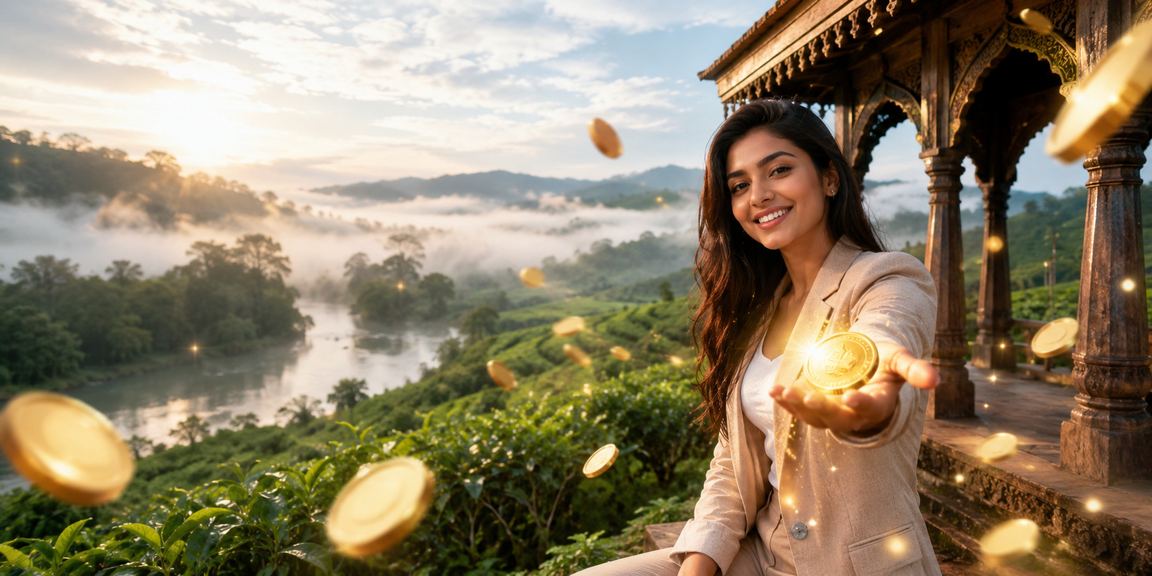 সিলেটের চা বাগানের পটভূমিতে s44 প্ল্যাটফর্মের বিনোদন অভিজ্ঞতা উপভোগ করছেন একজন ব্যবহারকারী